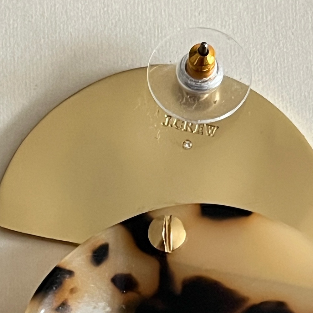 J.Crew Tortoiseshell Gold Statement Making Modern… - image 4